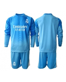 Real Madrid Portiere Maglia Gara Casa Repliche 2025-26 Bambino Maniche Lunghe